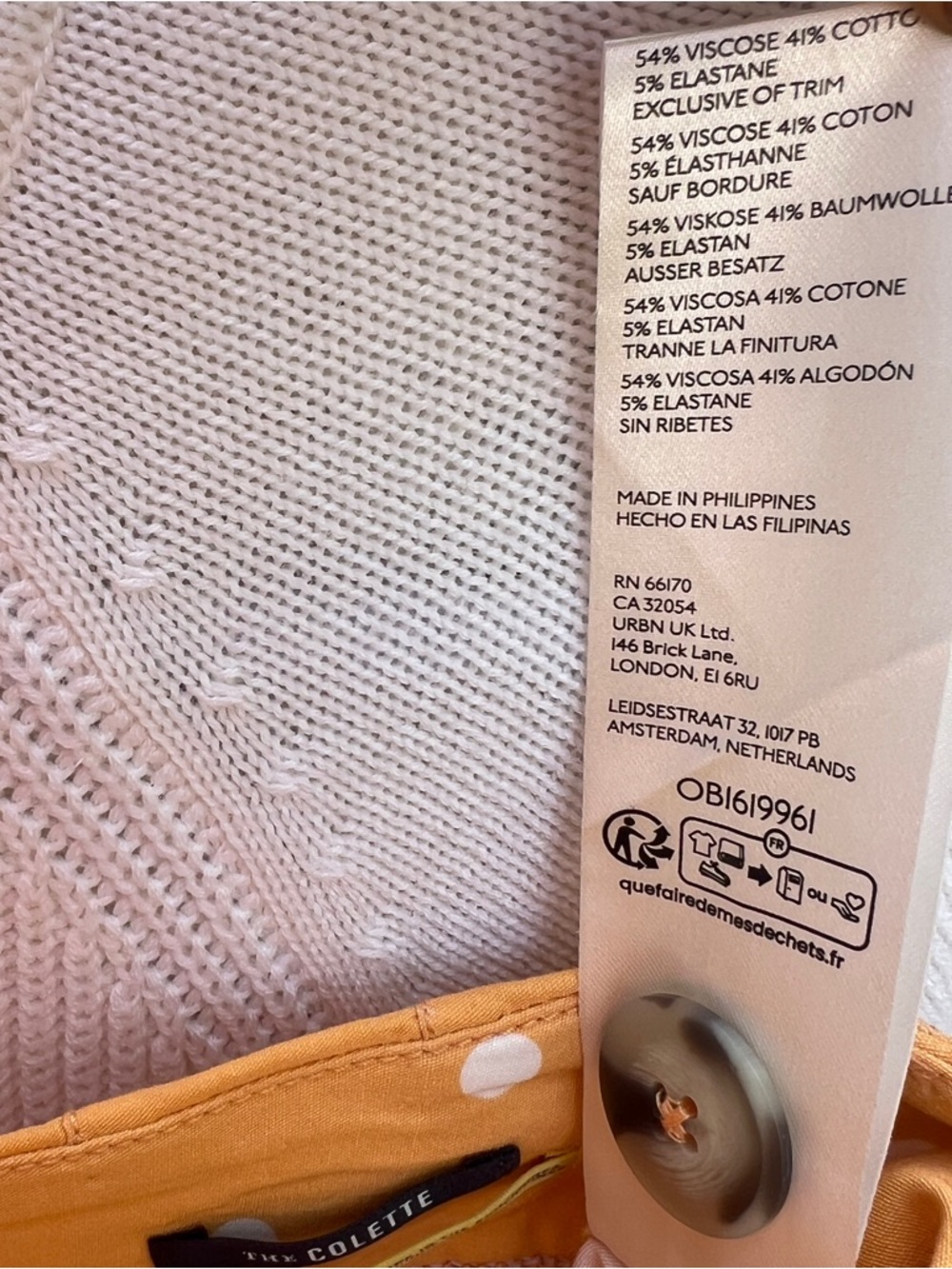 Anthropologie Maeve Wide Leg Collette Polka Dot Pants Size 26 - Picture 6 of 15